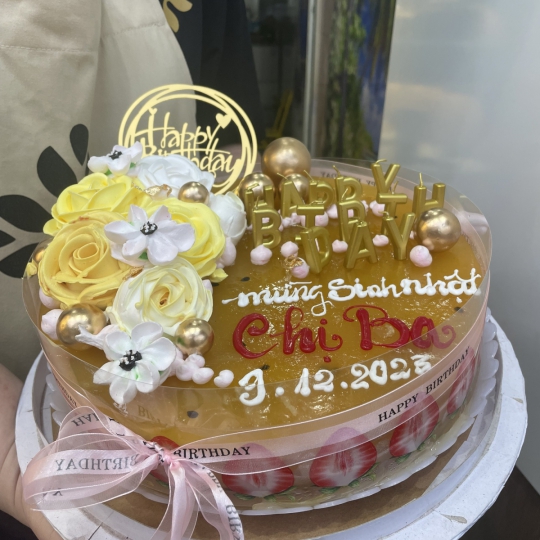 Bánh kem mứt chanh dây