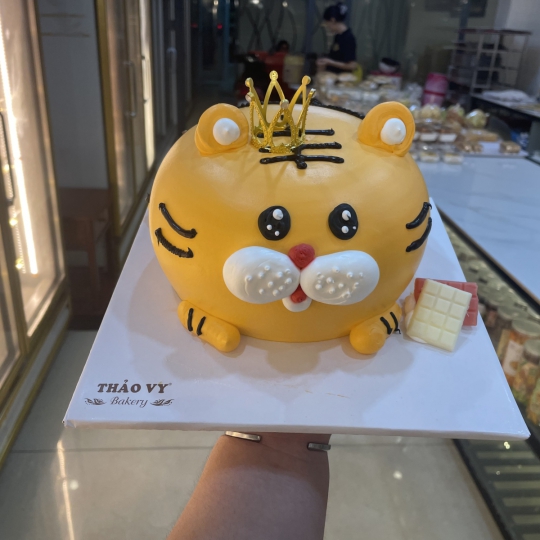 Bánh kem bé hổ cute