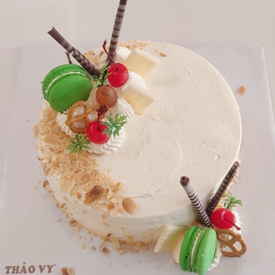 Bánh kem bắp mẫu tự chọn #2