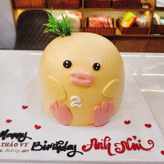Bánh kem sữa hình thú #1