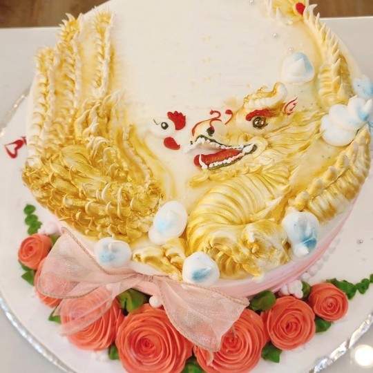 Bánh kem sữa hình thú #3